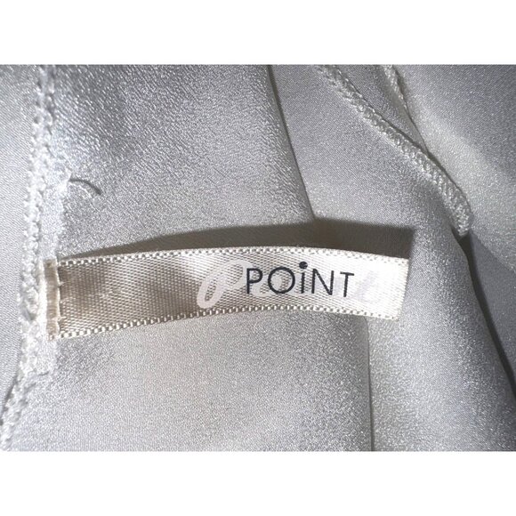 Off-Shoulder White Crop Top With Adjustable Tie Straps By Point - Picture 2 of 6